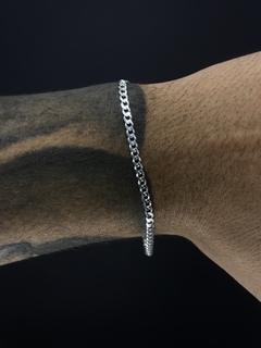 Pulseira Grumet 3mm - Prata 925 - Brandels Joias - Prata 925