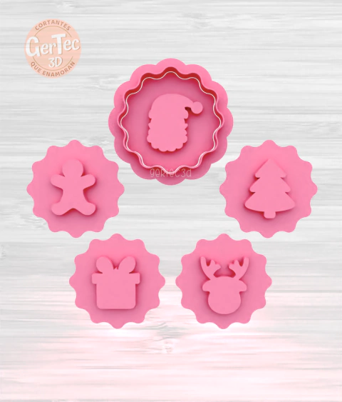 SET PASTELERITAS NAVIDAD BLONDA