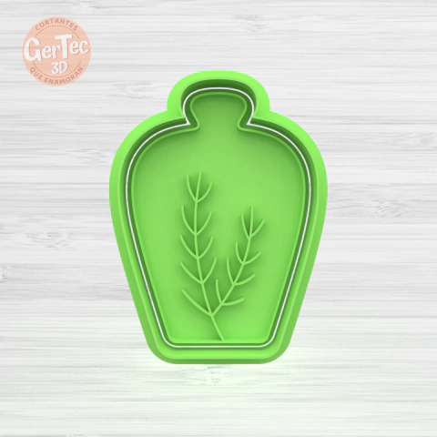 JARRÓN (D3) Cortante + Stamp