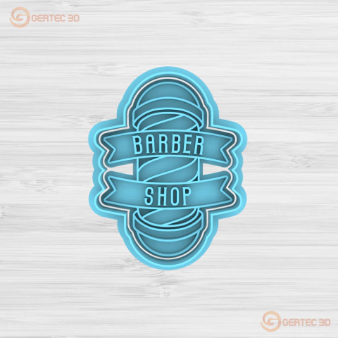 CILINDRO BARBER SHOP Cortante + Stamp