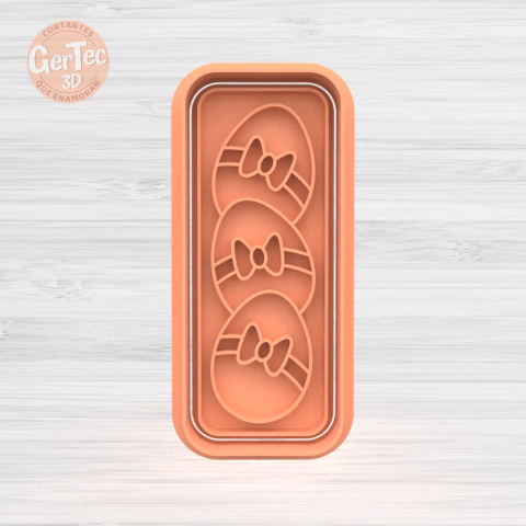 STICK RECTO HUEVOS DE PASCUA Cortante + Stamp