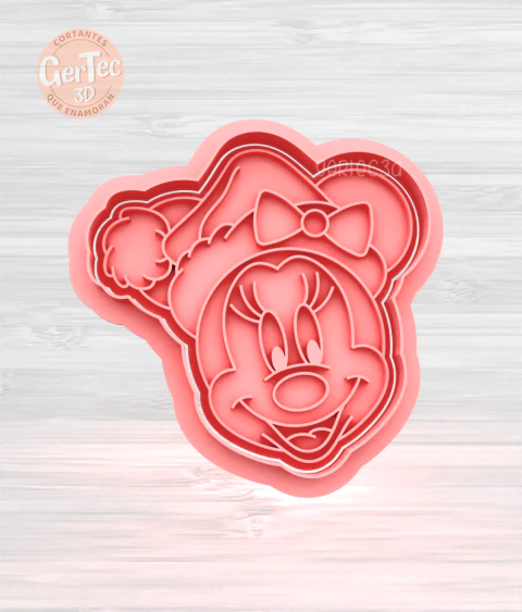 MINNIE NAVIDEÑA Cortante + Stamp