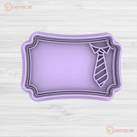 MARCO CON CORBATA Cortante + Stamp