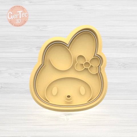 MY MELODY CARITA Cortante + Stamp