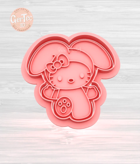 KITTY CONEJA Cortante + Stamp