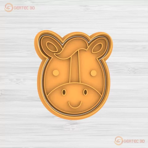 CABALLO CARITA Cortante + Stamp