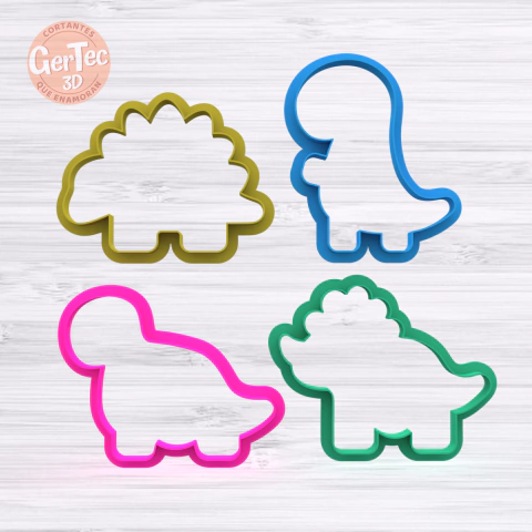 SET DINOS (D2) Cortante Silueta