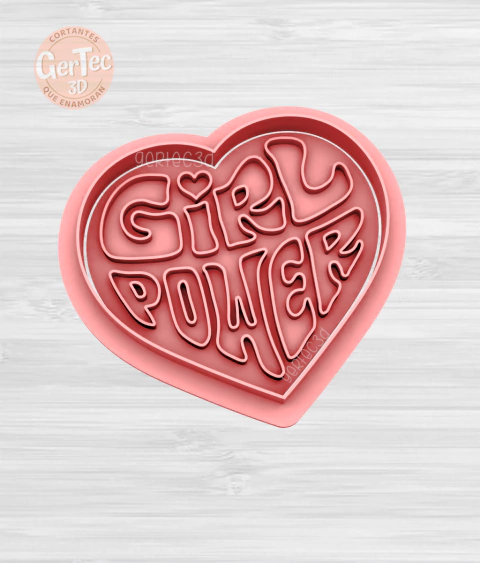GIRL POWER Cortante + Stamp
