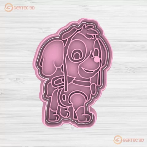 SKYE PAW PATROL Cortante + Stamp