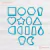 FORMAS BASICAS SET x15 u. (2 cm.)