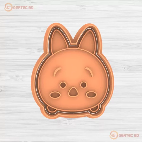 TSUM TSUM PIGLET Cortante + Stamp