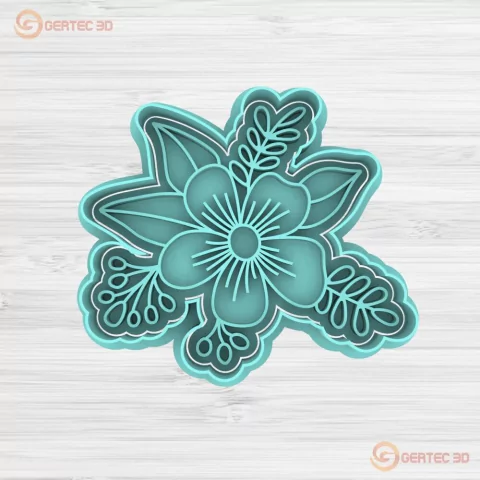 FLOR D6 Cortante + Stamp