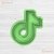 LOGO TIKTOK D3 Cortante + Stamp - comprar online