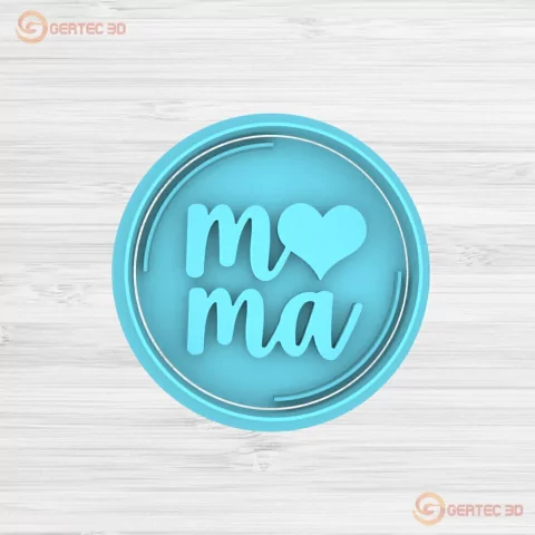 MAMÁ CORAZÓN Cortante + Stamp