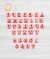 MINI SELLOS ABC + NUM ESTILO STRANGER THINGS - GERTEC3D
