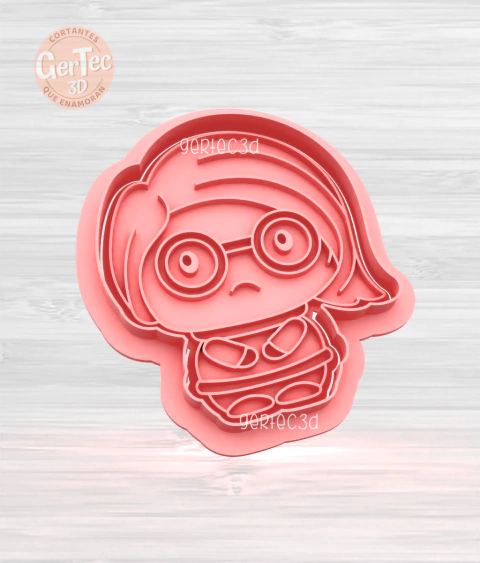 TRISTEZA INTENSAMENTE Cortante + Stamp