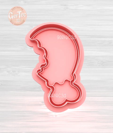 PATA DE POLLO MORDIDA Cortante + Stamp