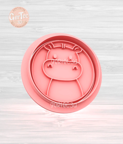 HIPOPOTAMO SELLO (Cortante Opcional)