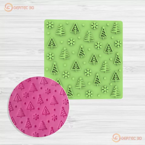 TEXTURADOR NAVIDAD ARBOLITOS COPOS