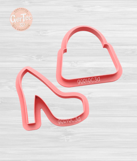 CARTERA Y ZAPATO Cortante Contorno