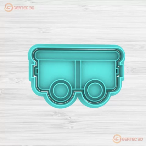 VAGÓN TREN Cortante + Stamp