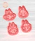 SET X4 LABUBU CARITAS Cortante + Stamp - comprar online