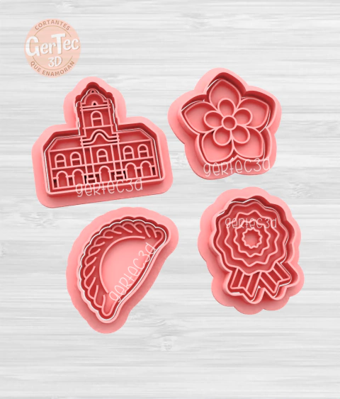 SET MINI PATRIO X4 Cortante + Stamp - comprar online