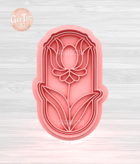 FLOR VITRAL Cortante + Stamp (D2) - comprar online