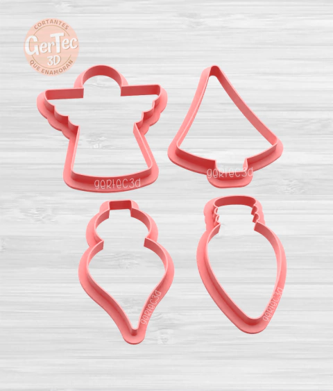 SET X4 CORTANTES NAVIDAD - comprar online
