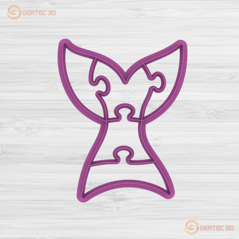 ROMPECABEZAS COLA DE SIRENA Cortante