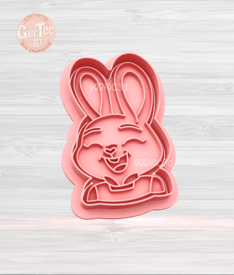 CONEJA HOPPS ZOOTOPIA Cortante + Stamp