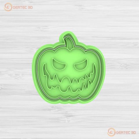 CALABAZA SONRIENTE Cortante + Stamp