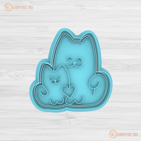 GATITA MAMÁ Cortante + Stamp