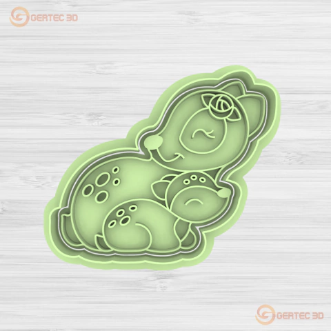 CIERVITO MAMÁ Cortante + Stamp