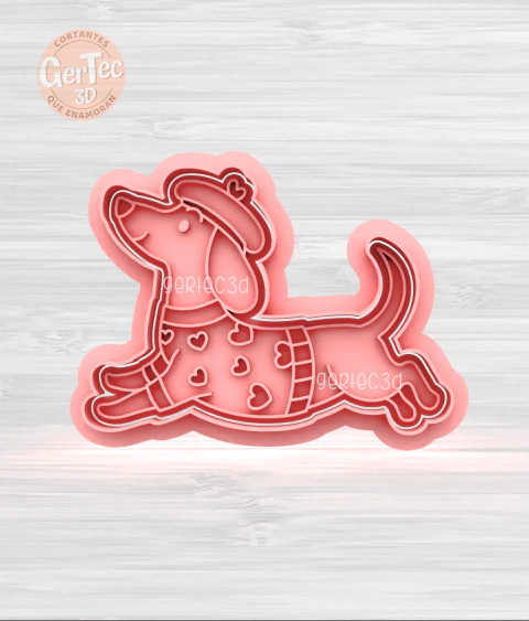 PERRO SALCHICHA SWEATER Cortante + Stamp
