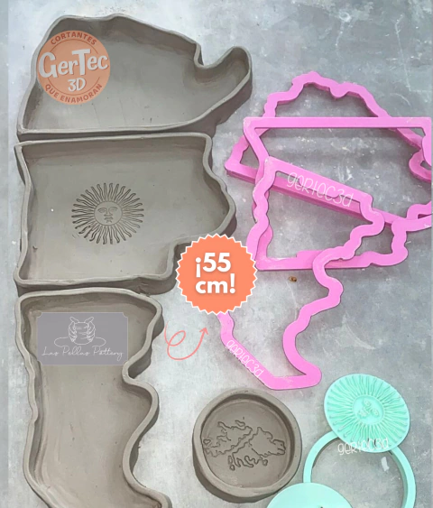 SET ARGENTINA PLATOS / TABLAS / ADORNOS