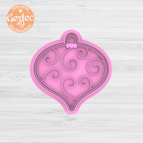 ADORNO NAVIDAD EN PUNTA Cortante + Stamp