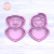 SET ABUELOS CORAZÓN Cortante + Stamp
