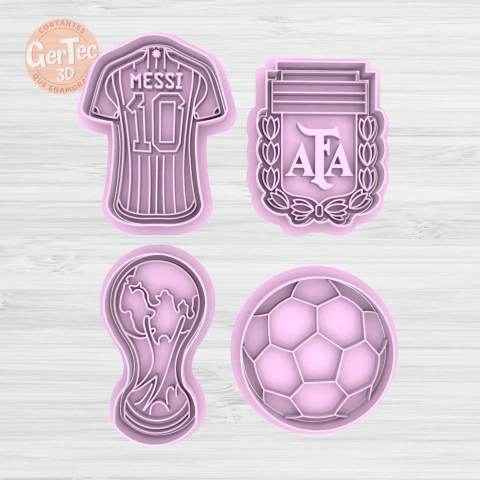 SET MUNDIAL X4 Cortante + Stamp