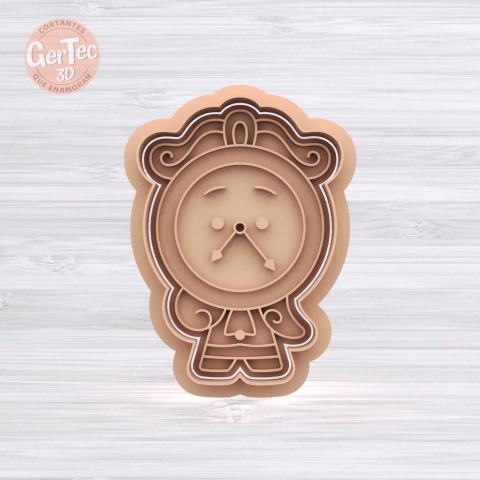 DING DONG (La bella y la bestia) Cortante + Stamp