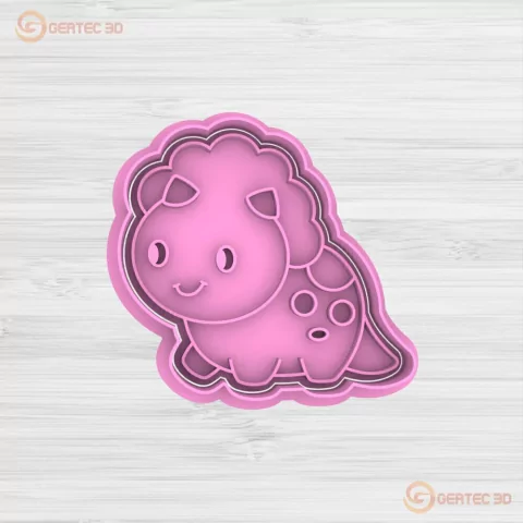 DINOSAURIO BEBÉ D2 Cortante + Stamp