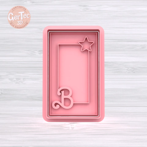 CAJA BARBIE (D3) Cortante + Stamp