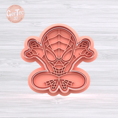 HOMBRE ARAÑA Cortante + Stamp