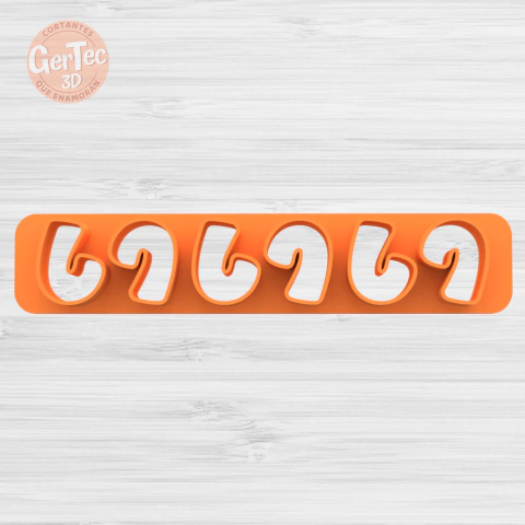 REGLA CON 6 MINI CORTANTES BASTÓN NAVIDAD