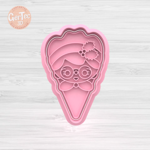 PORCIÓN MAMÁ NOEL Cortante + Stamp