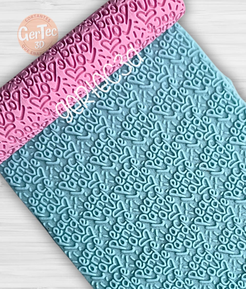 RODILLO TEXTURADOR "PEACE AND LOVE"