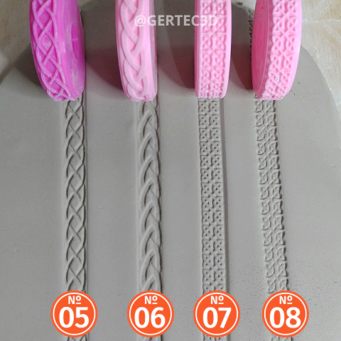 RUEDITA TEXTURADORA Nº 5 - 6 - 7 - 8 (Intercambiables)