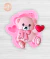MOLDE SILICONA OSO c/MOÑO CORAZON PLANO - comprar online