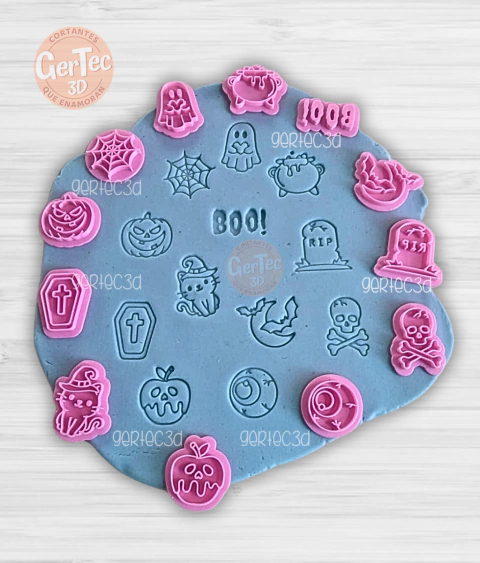 MINI STAMP HALLOWEEN x12 u.