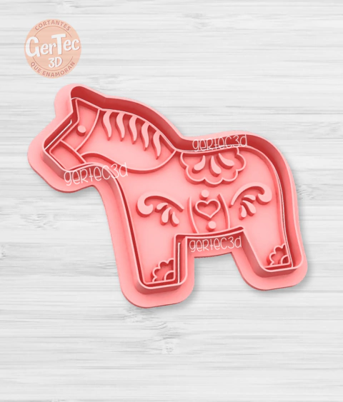 CABALLO FESTIVO (D3) Cortante + Stamp